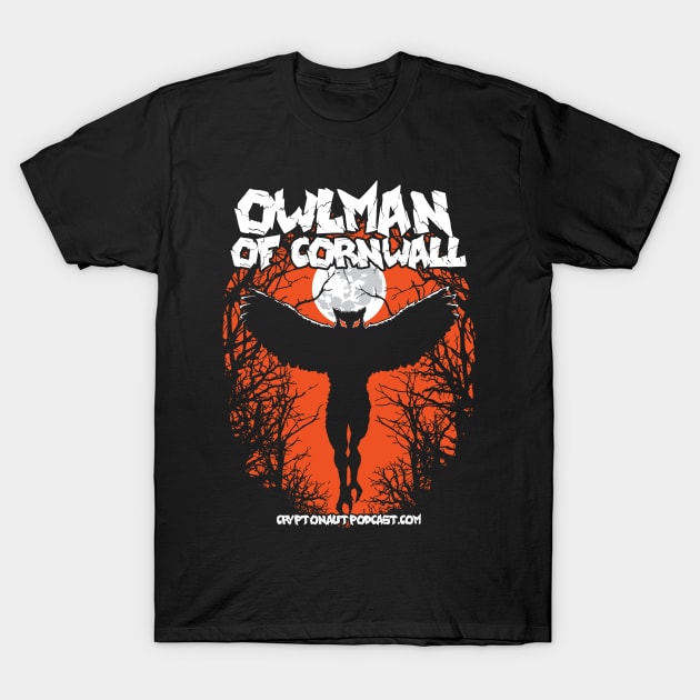 Owlman of Cornwall T-Shirt by The Cryptonaut Podcast 